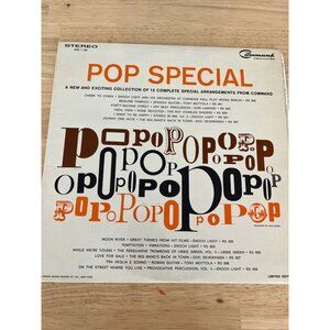 Command Records Pop Special Vinyl LP Record CPS 1-S.D. Vintage Album